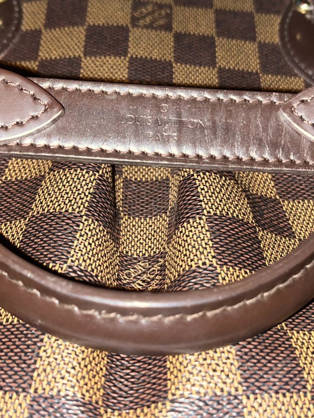 MARKET RARE AUTHENTIC Louis Vuitton Damier Ebene Trevi Pm - Picture 7 of 15